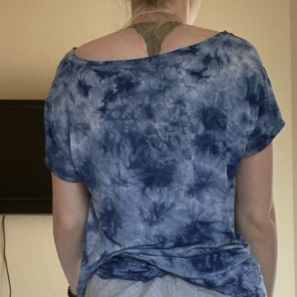American eagle blue tie-dye tee - Picture 2 of 5